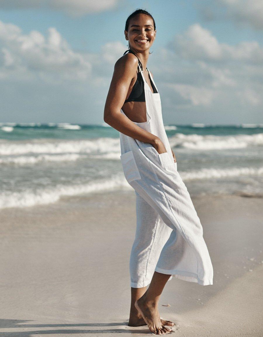 White stuff sales horizon linen jumpsuit