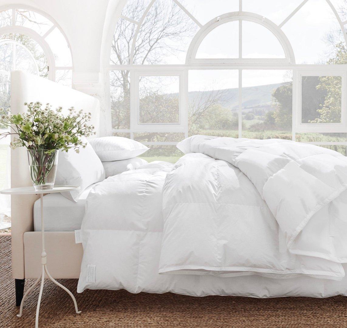 luxury hungarian goose down & feather comforter