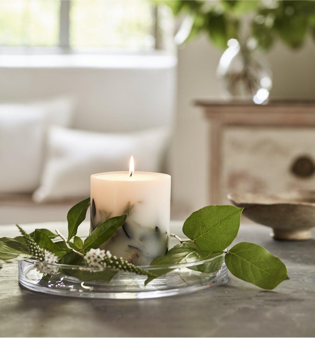 shop spring medium botanical candle