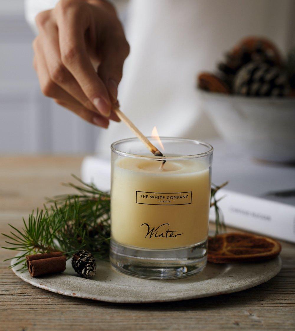 winter signature candle