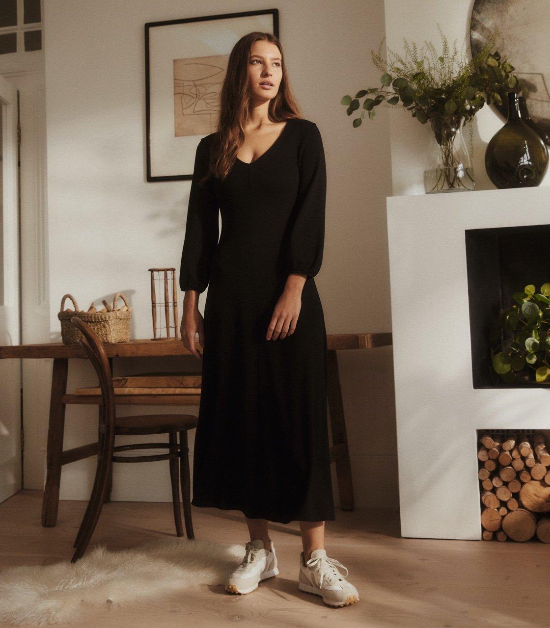 shop jersey midi dress