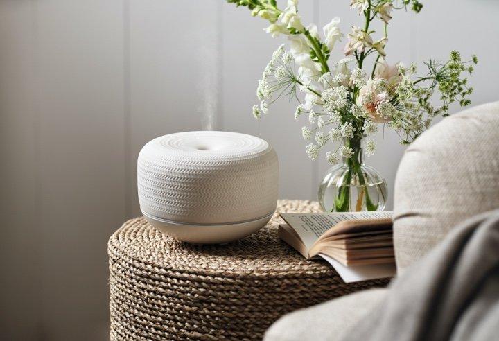 textured ceramic electronic diffuser