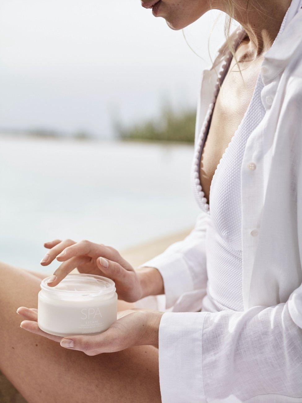 spa escape body cream