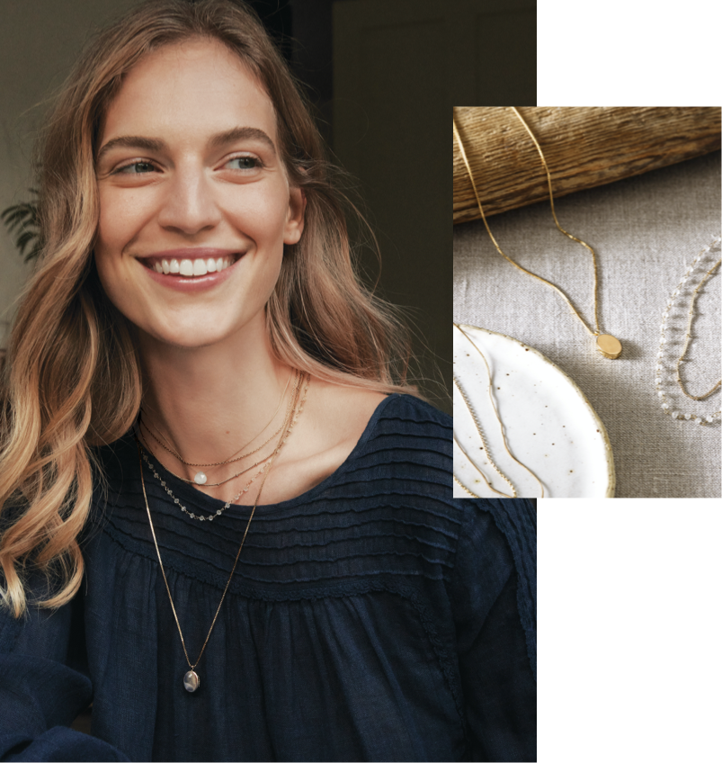 gold-plated sterling silver locket