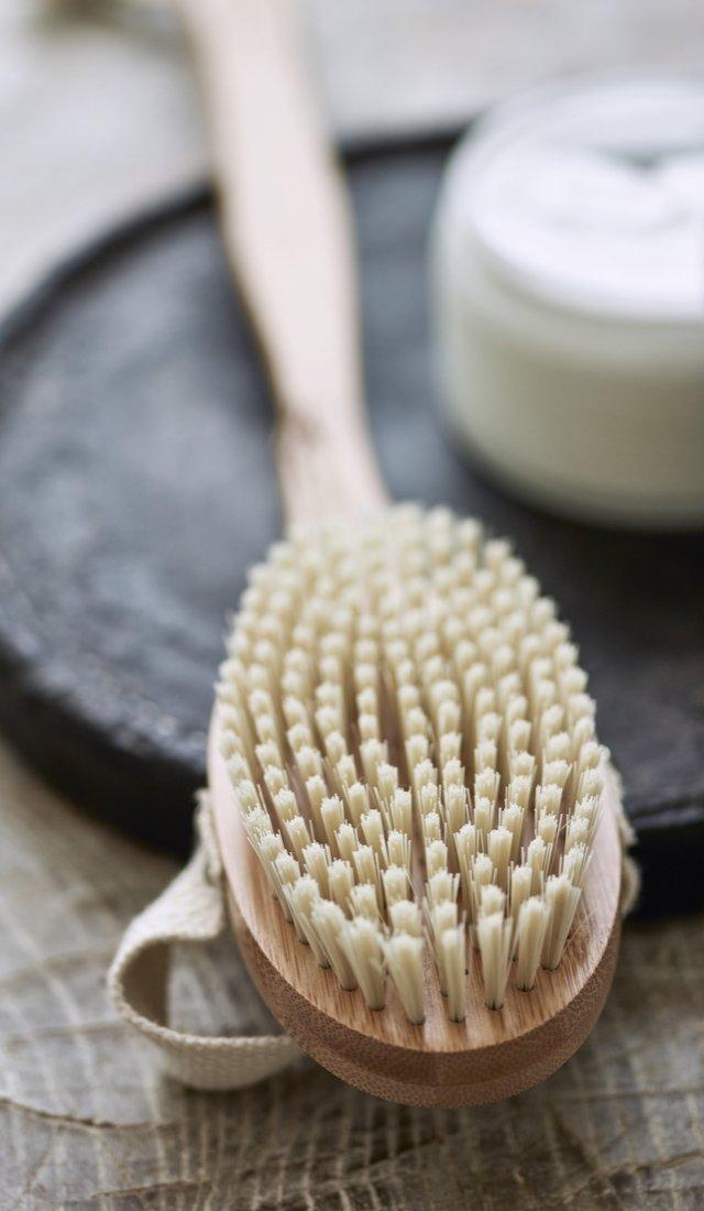 shop oval bamboo body brush