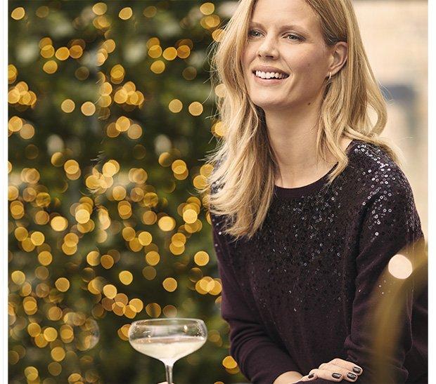SCATTER SEQUIN JUMPER