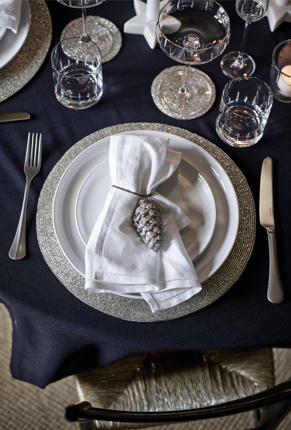 round beaded placemats
