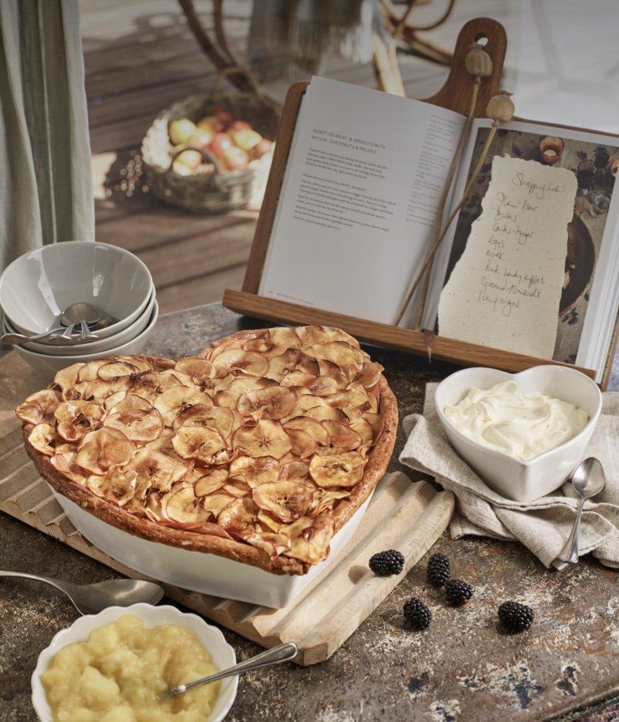 porto heart serving dish