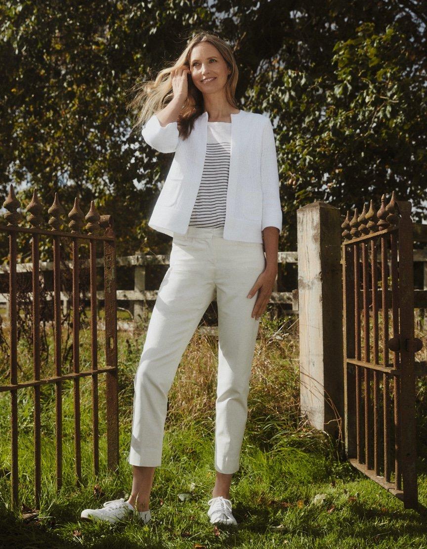shop organic cotton slim leg pants