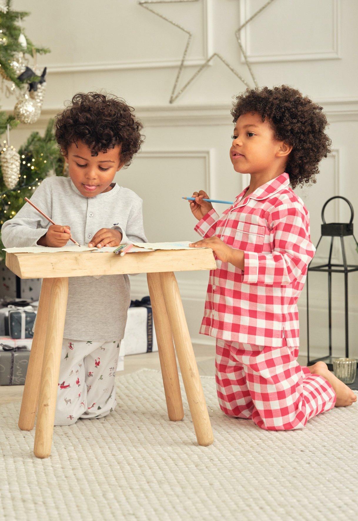 White company christmas pyjamas new arrivals