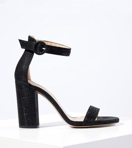 metallic heels