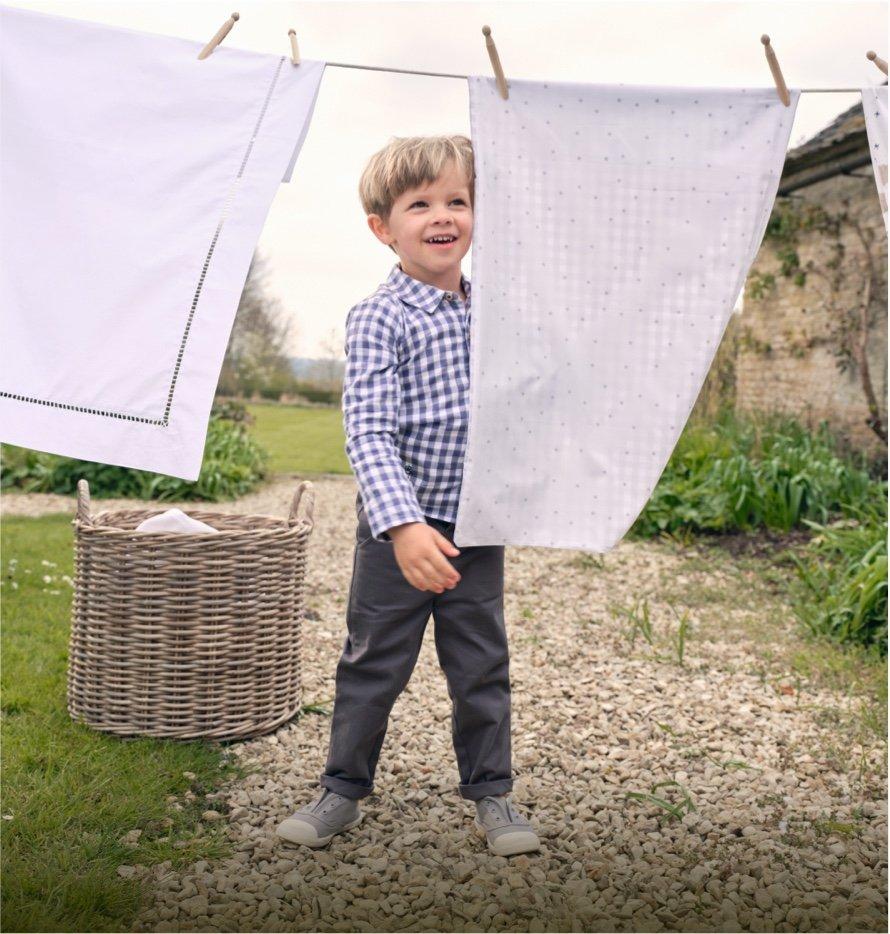 checked shirt & trousers set