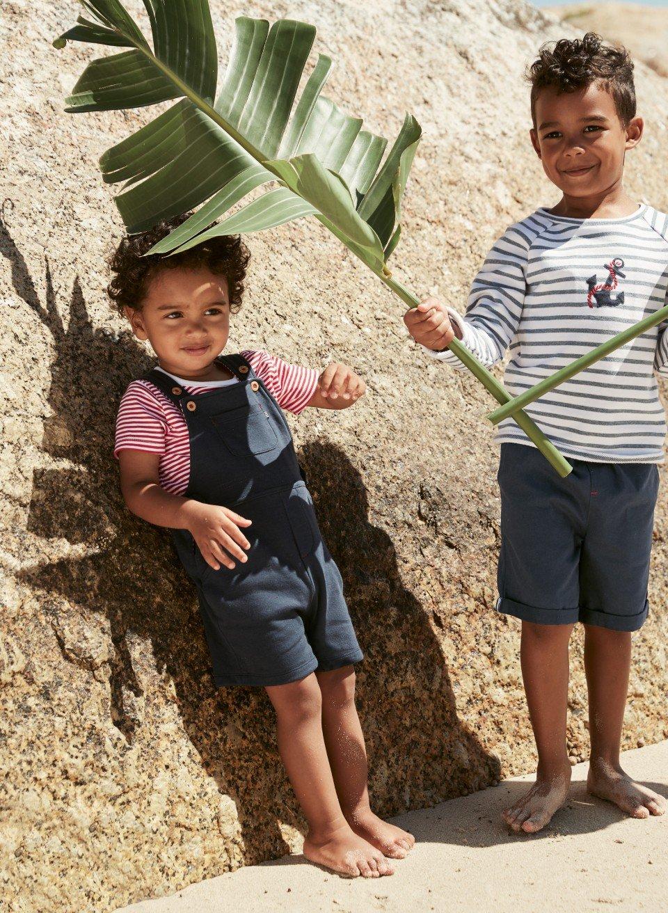 jersey dungaree & t-shrt set