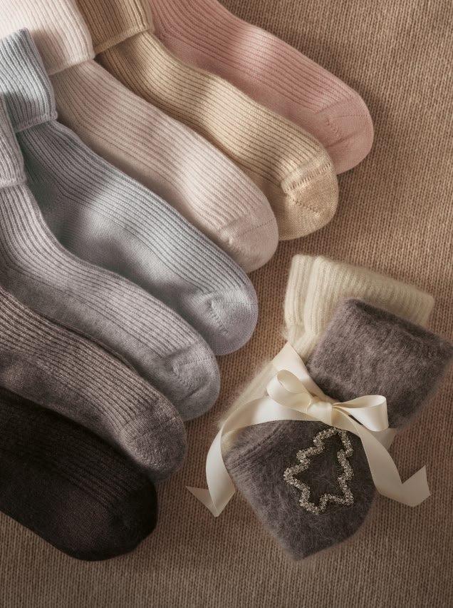 slippers and socks