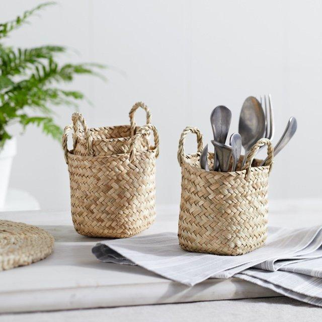 mini baskets nested set of 3