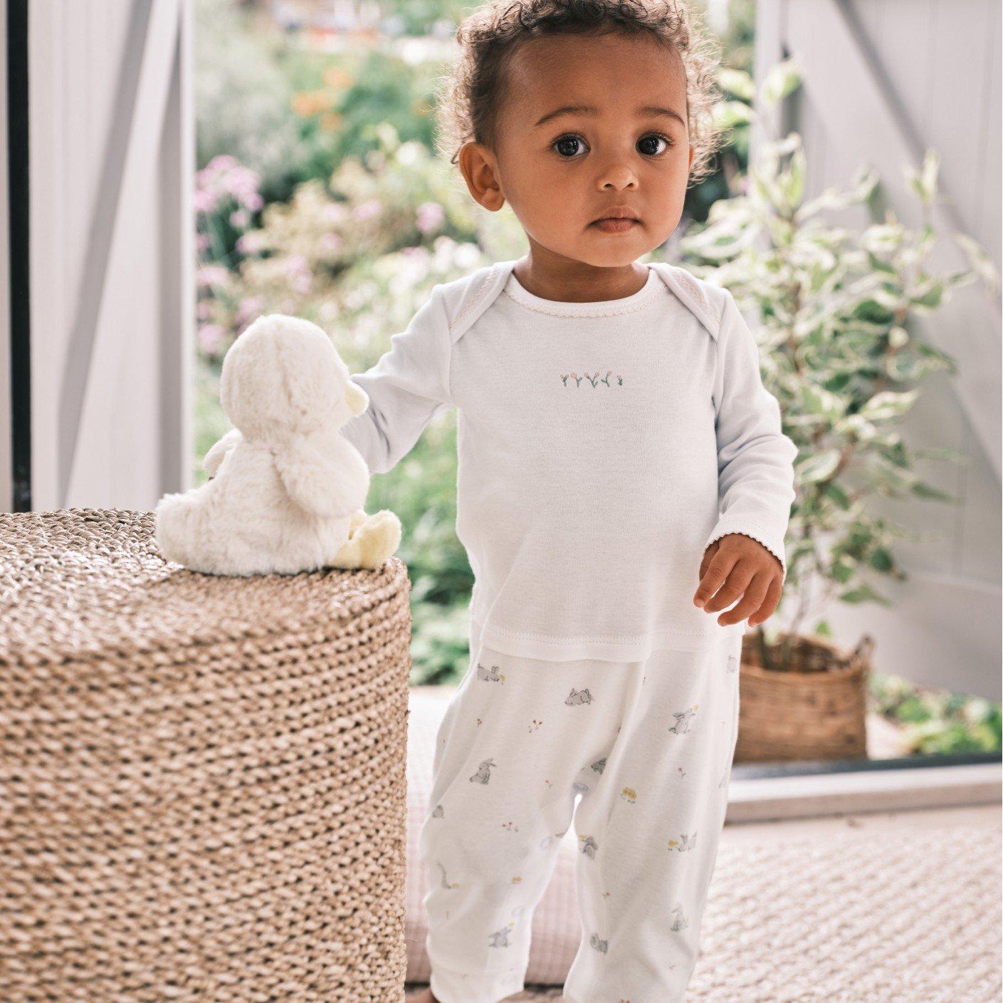 White company pyjamas baby new arrivals