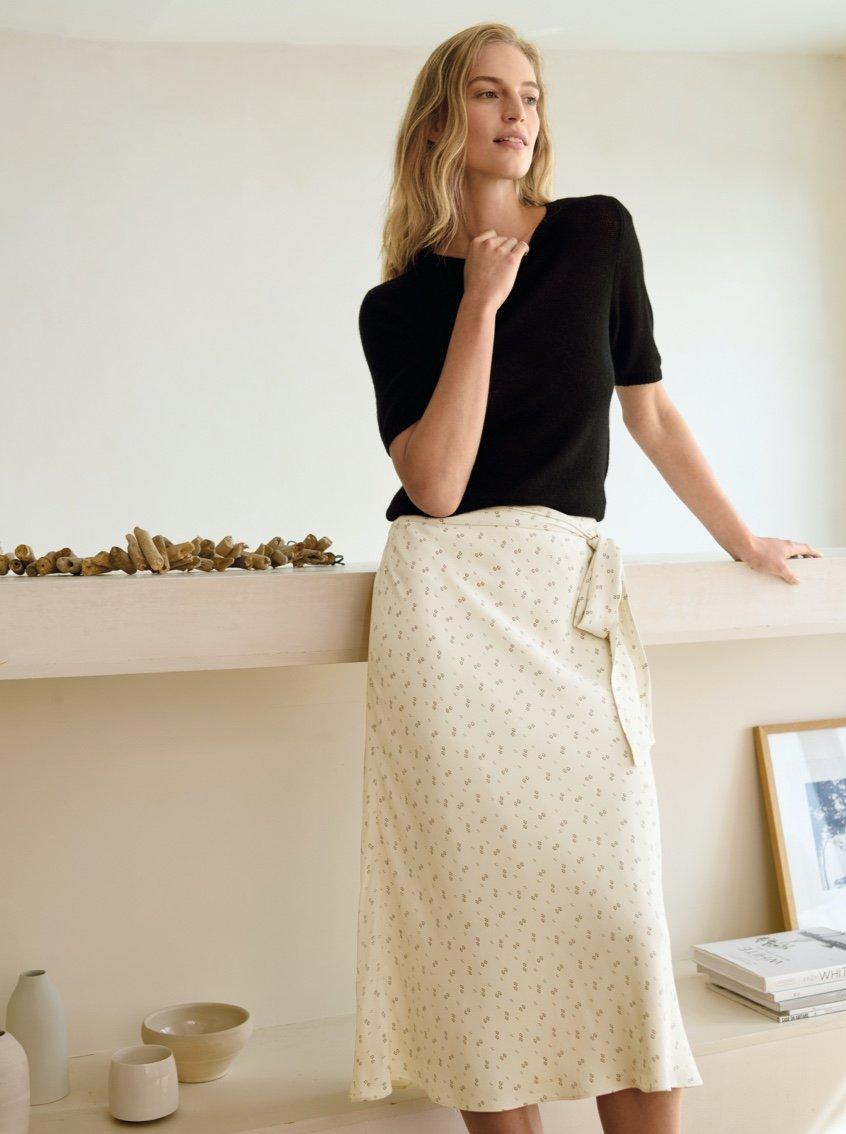 cashmere layering t-shirt