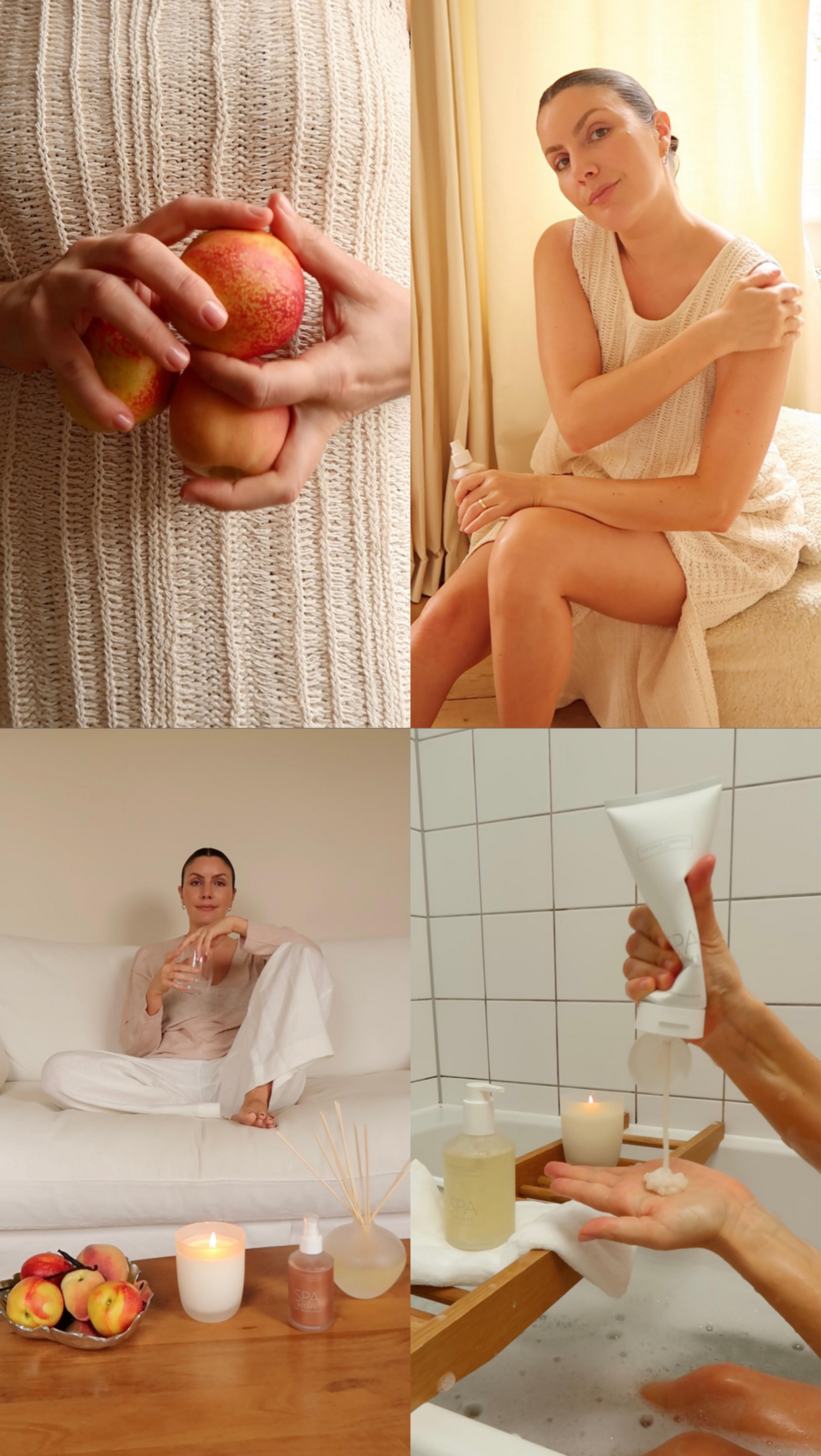 a series of pictures of a woman in a bathtub, a woman in a bathtub,