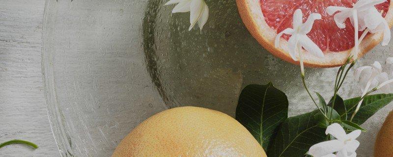 fresh grapefruit