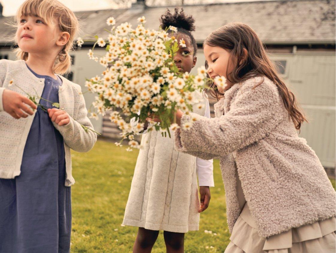 frill-hem cardigan