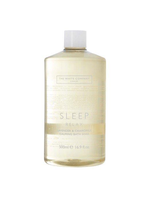 a bottle of sleep lotion on a white background