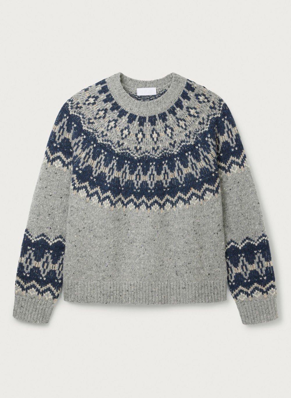 Wool Rich Donegal Fair Isle Jumper