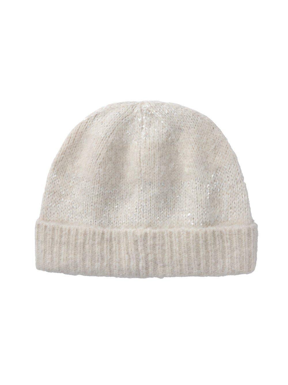 Sparkle Sequin Stripe Beanie Hat