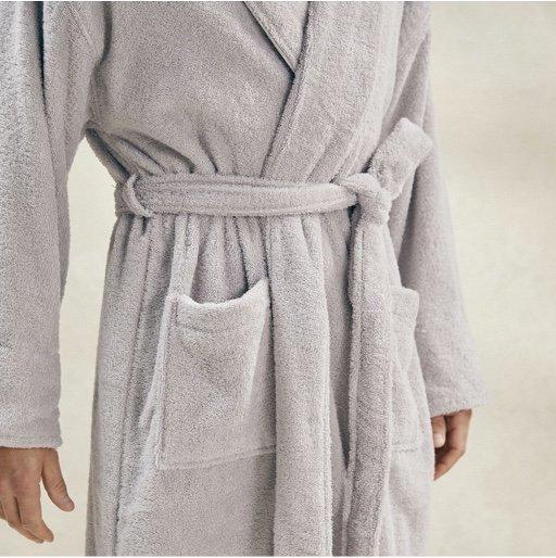 unisex cotton classic robe