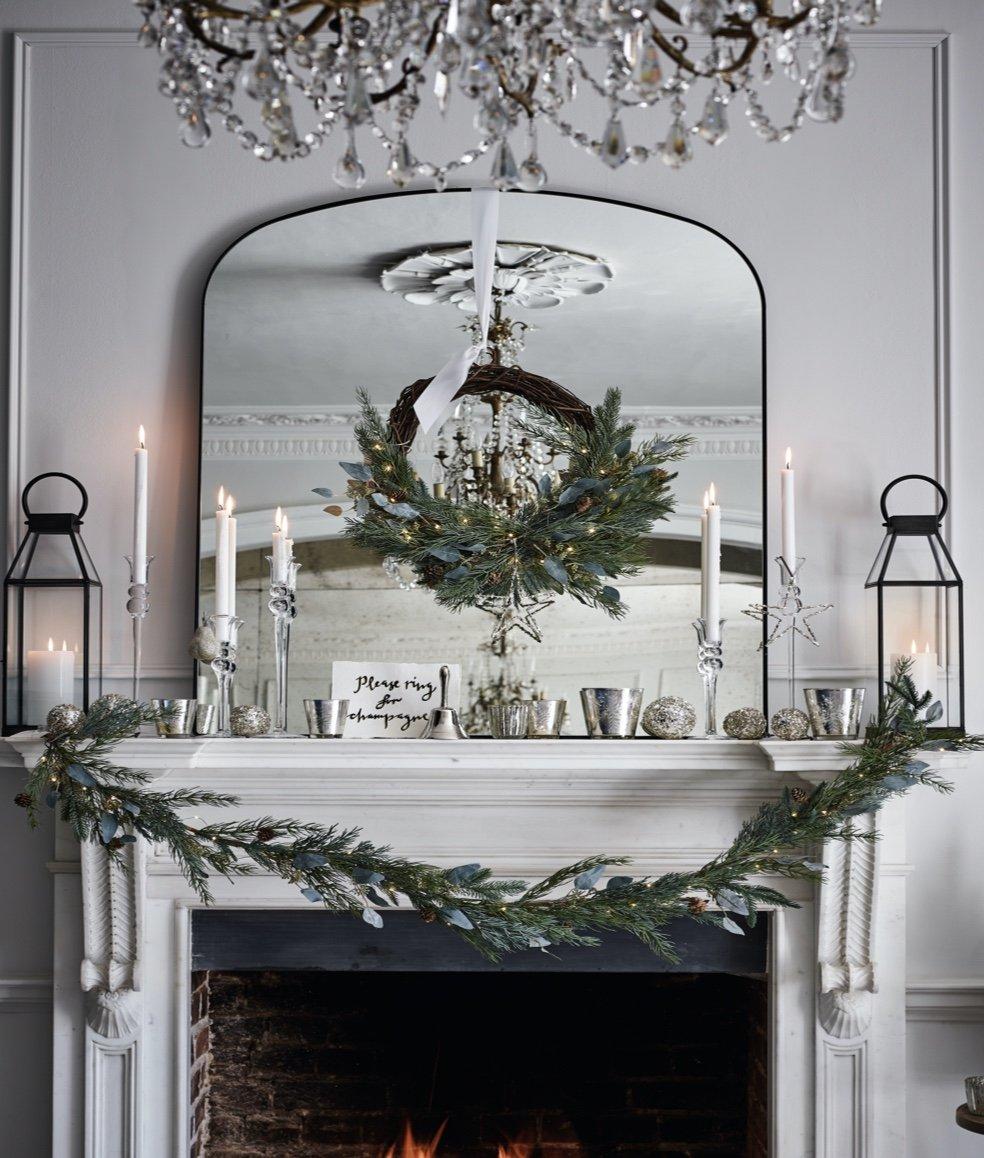 shop pre lit frosted pinecone garland