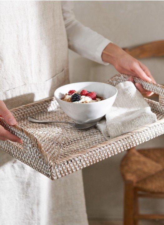 rattan tray