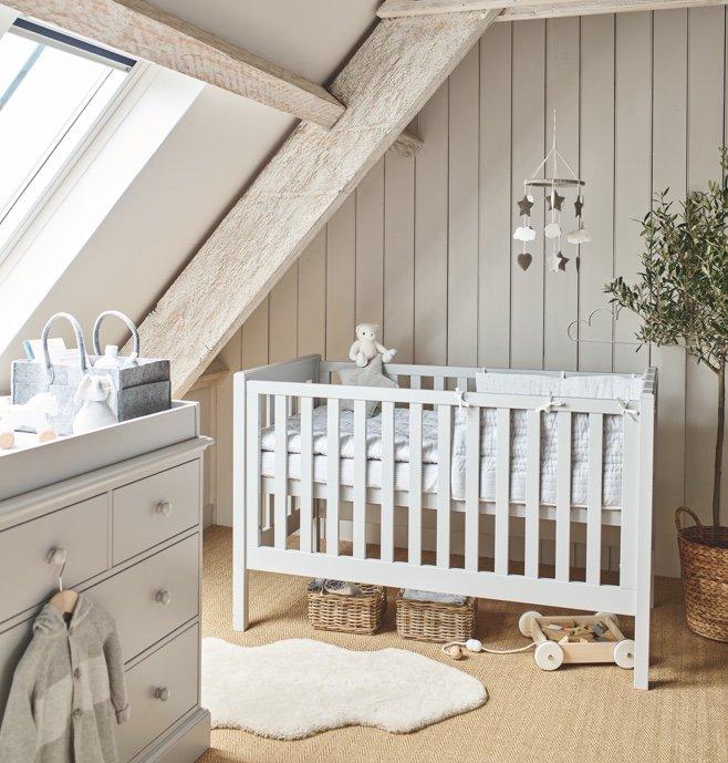 White company baby bedding sale