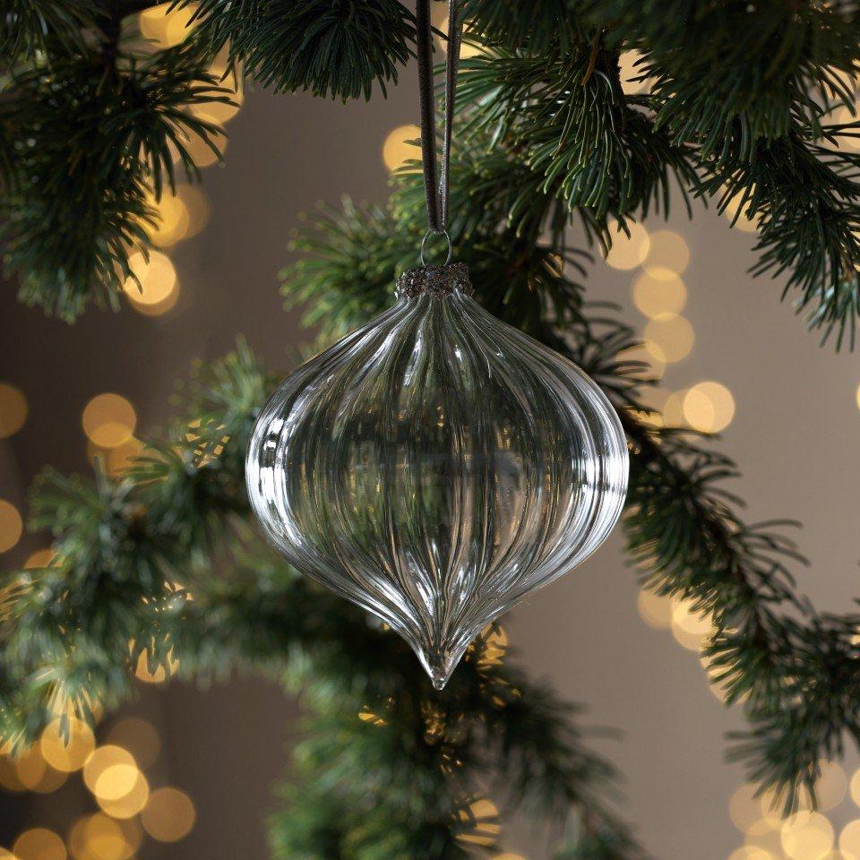 swirled glass bauble