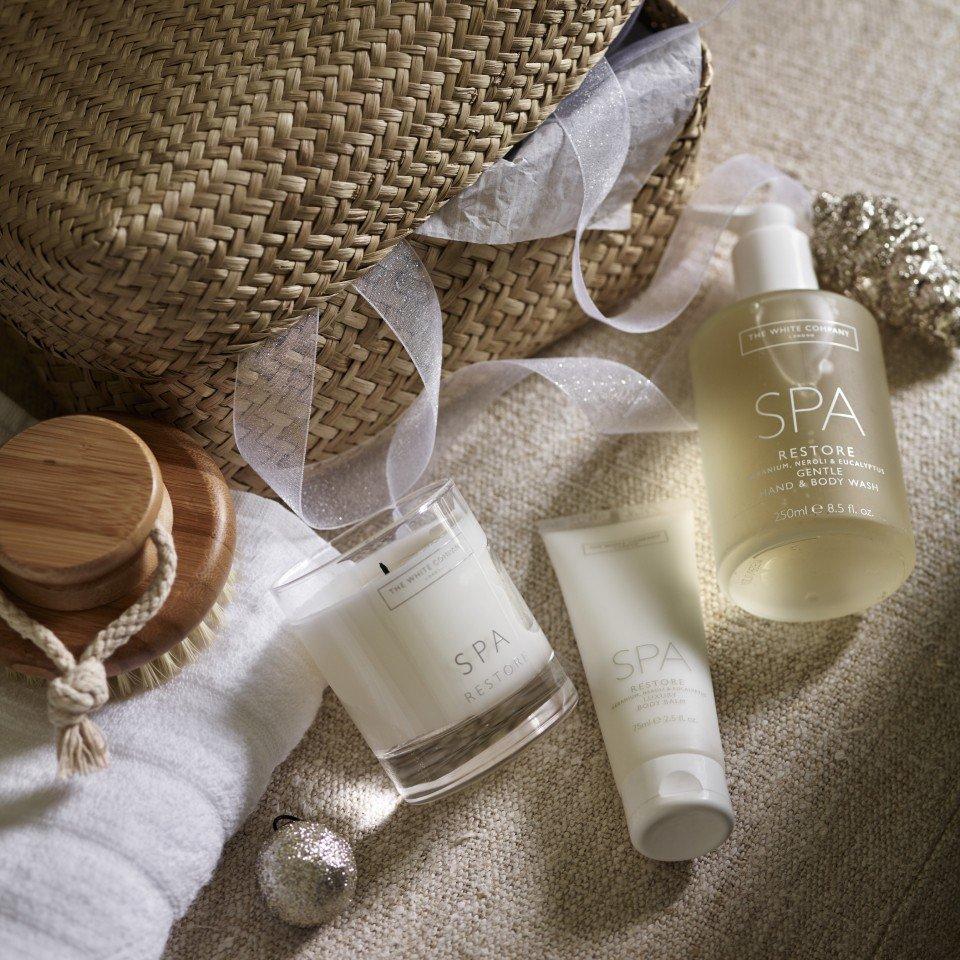 spa restore wellness basket