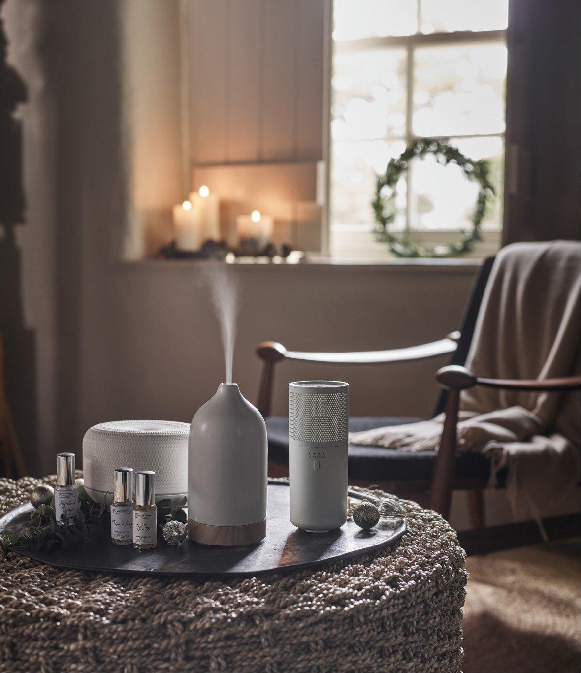 textured ceramic electronic diffuser
