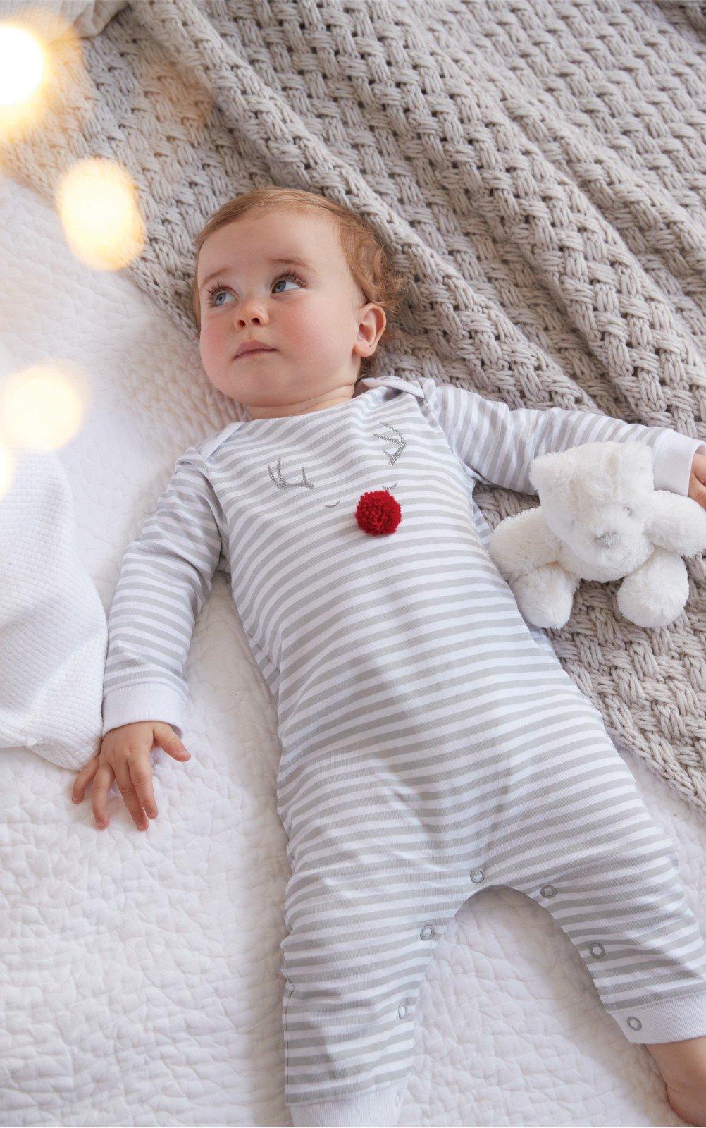 jingles pom-pom sleepsuit