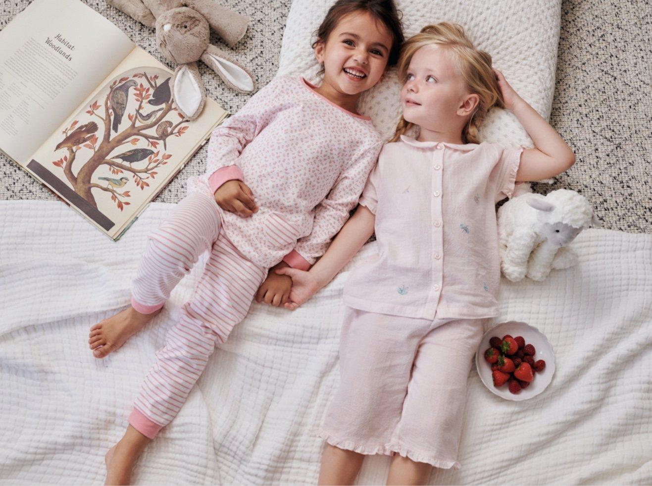 Grow Well Kids Pajamas Nightwear The White Company UK