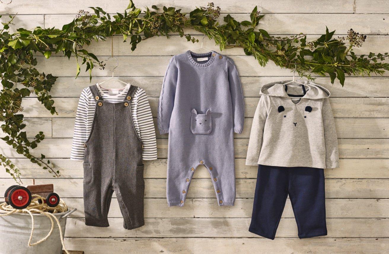rib jersey dungarees & top set