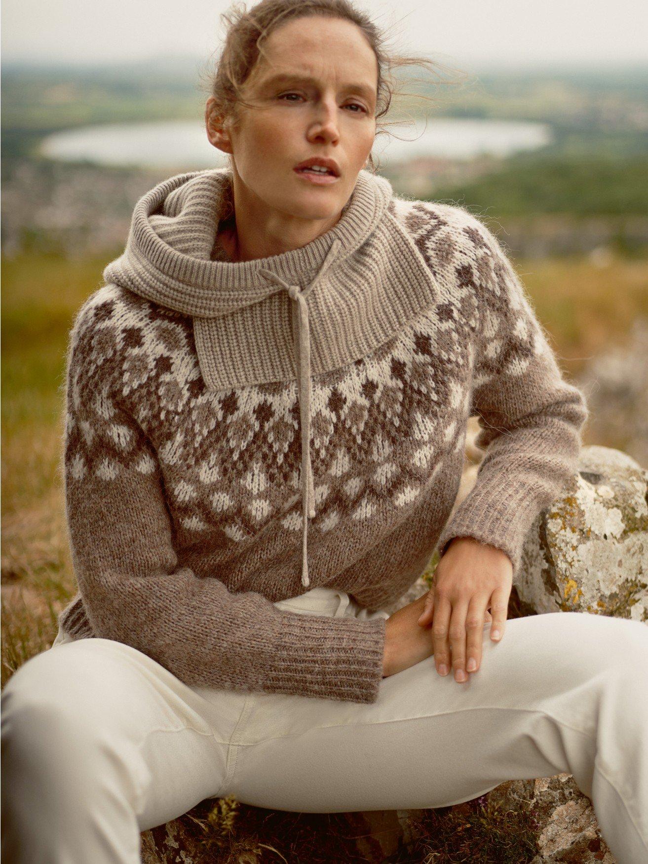 wool rich donegal fair isle jumper