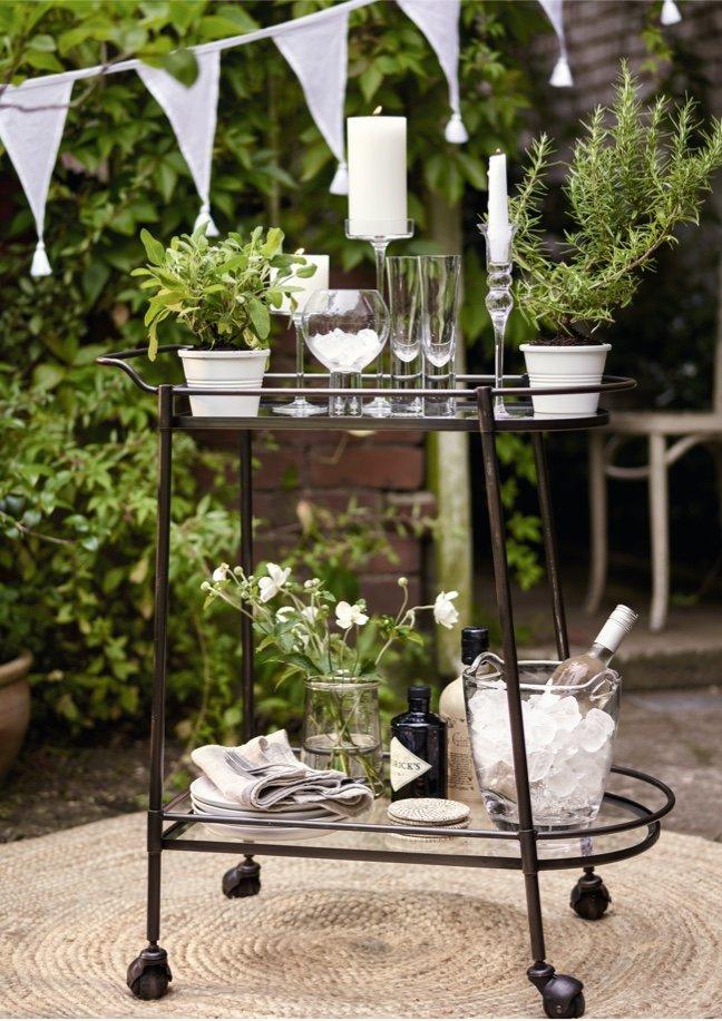 Bronze Drinks Trolley