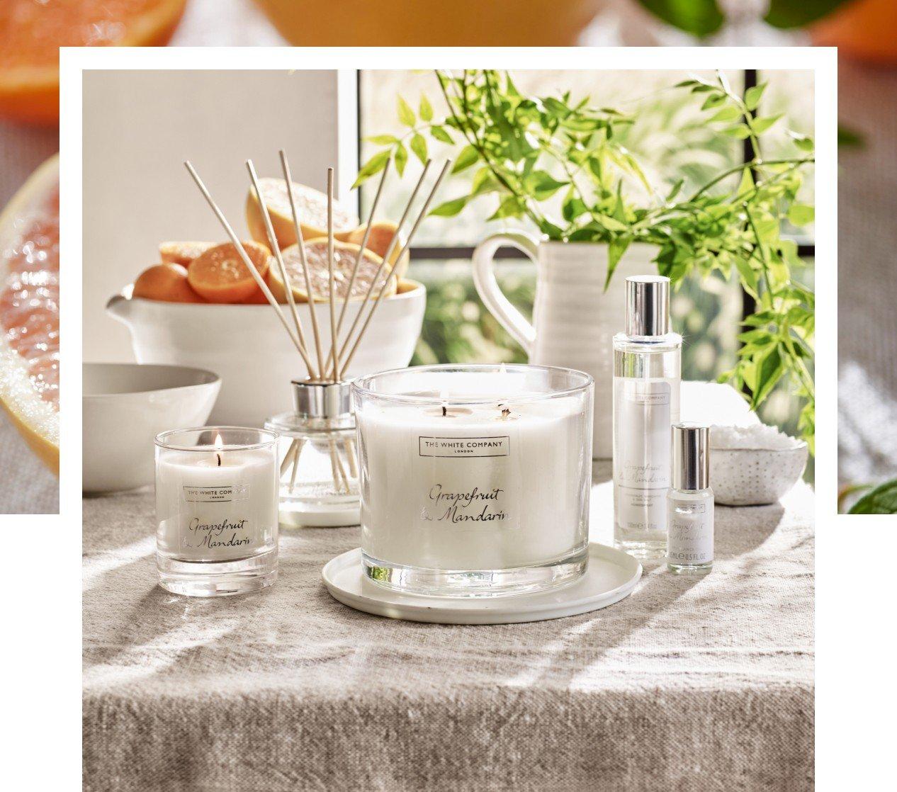 grapefruit & mandarin signature candle