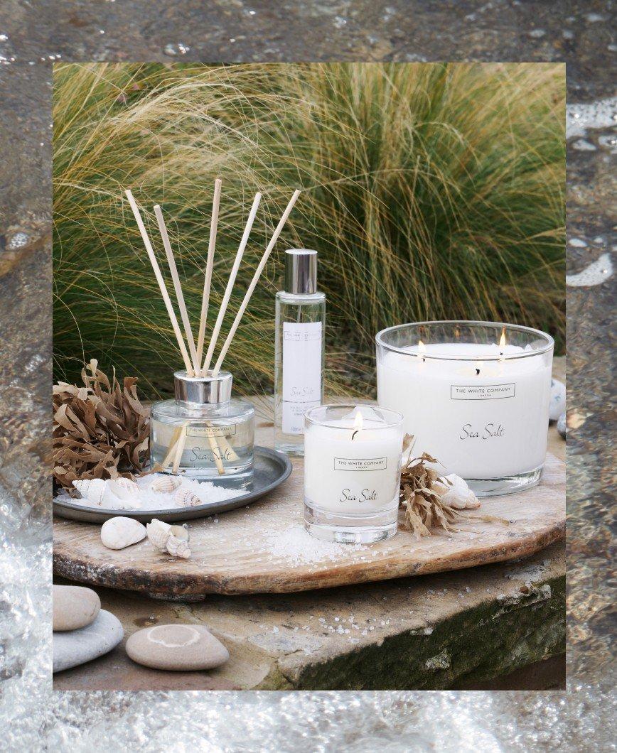sea salt signature candle