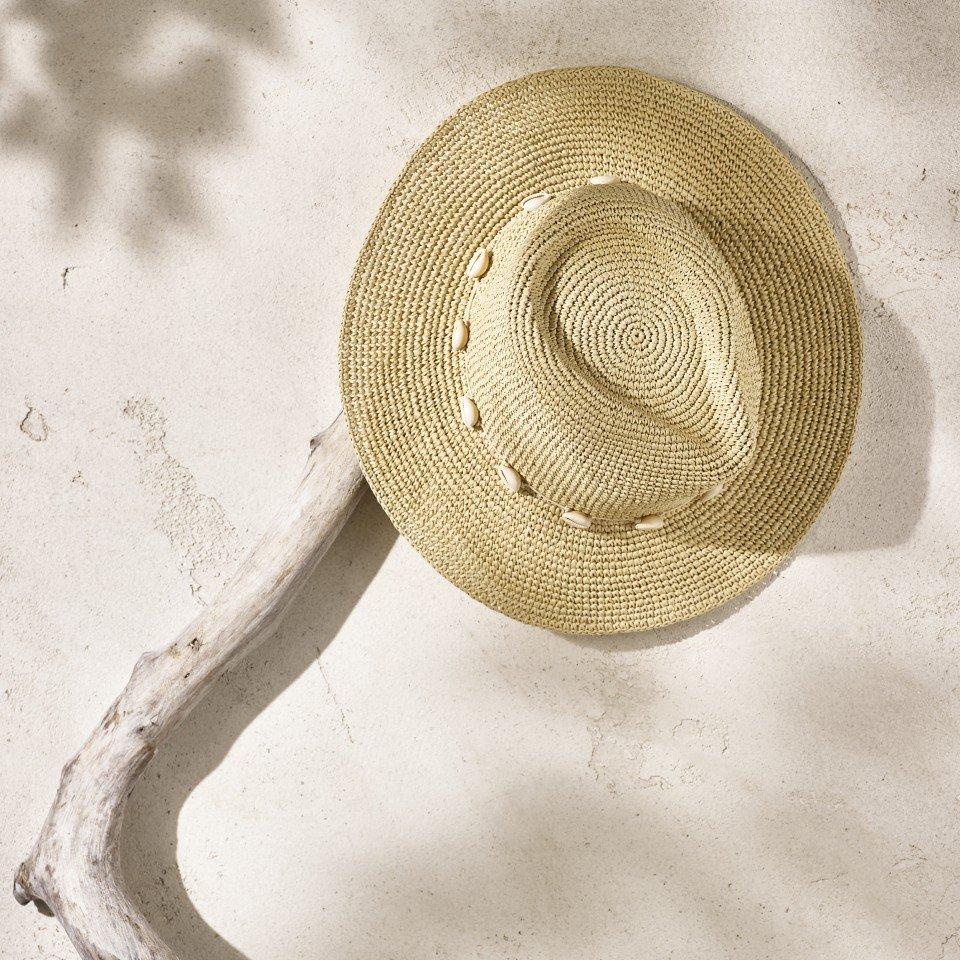 seashell trim fedora