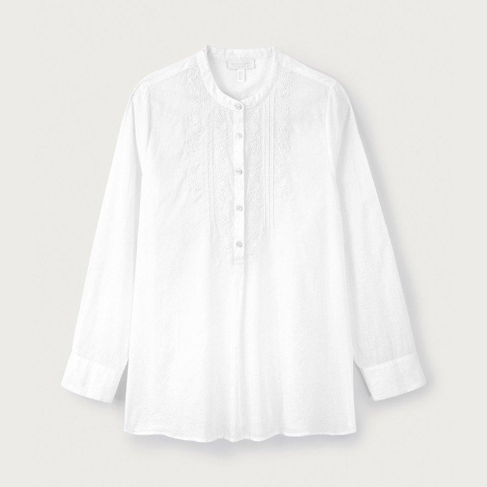 organic cotton embroidered shirt