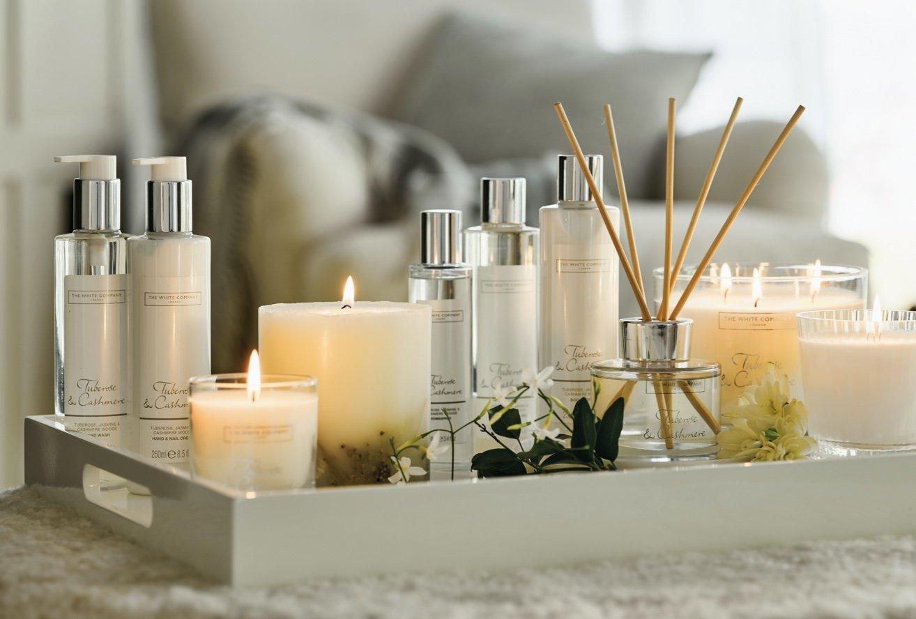 shop tuberose and cashmere fragrance collection