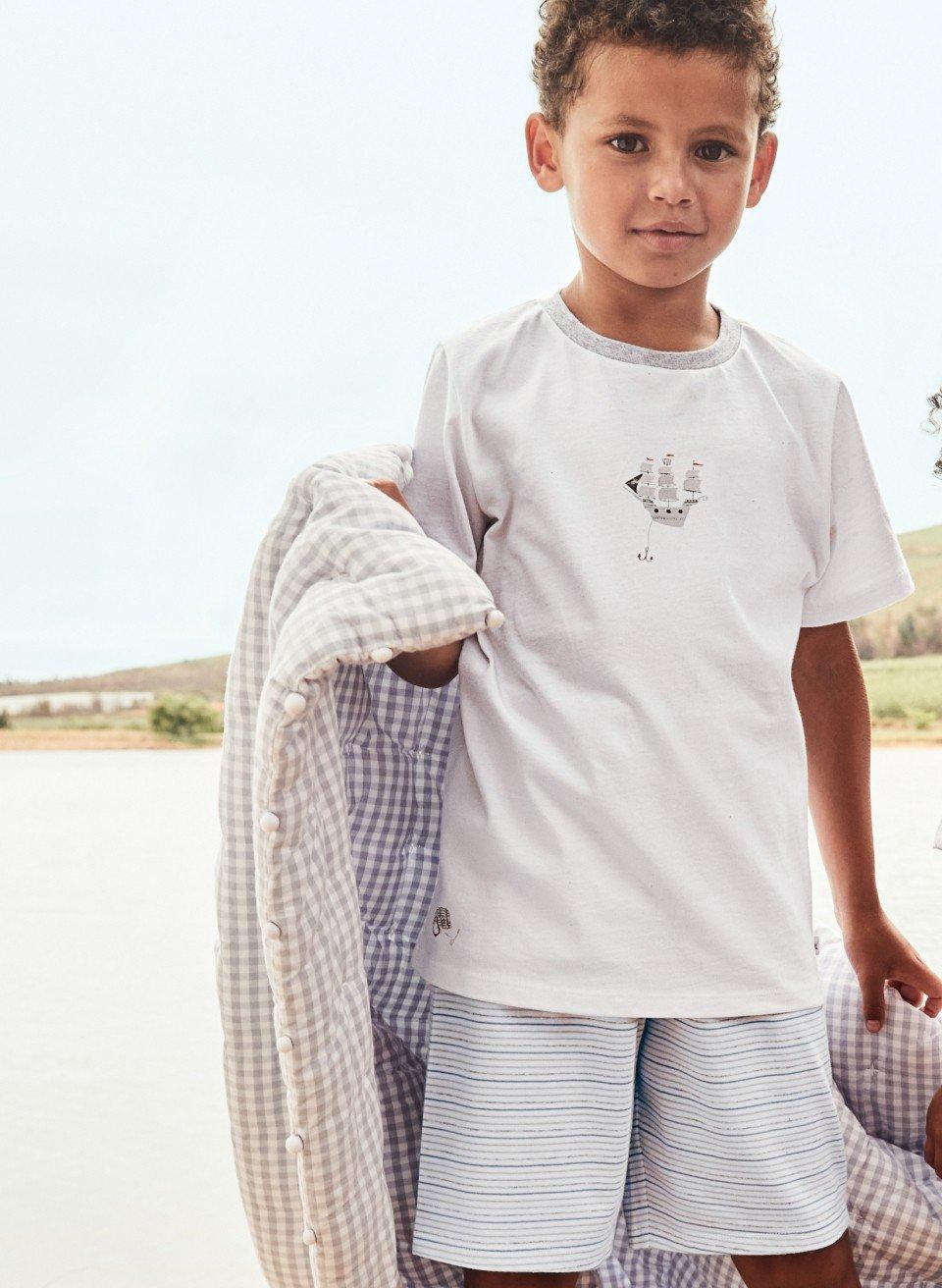 pirate boat stripe pyjamas