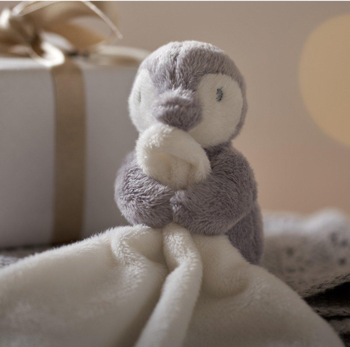 snowy penguin comforter