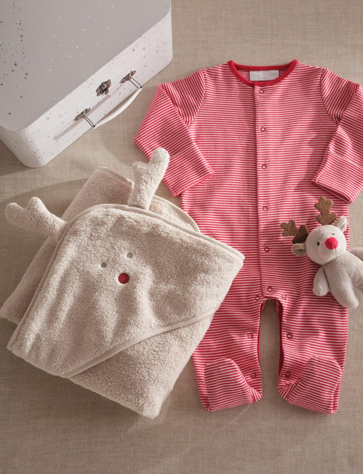 organic cotton little bunny welcome baby gift set