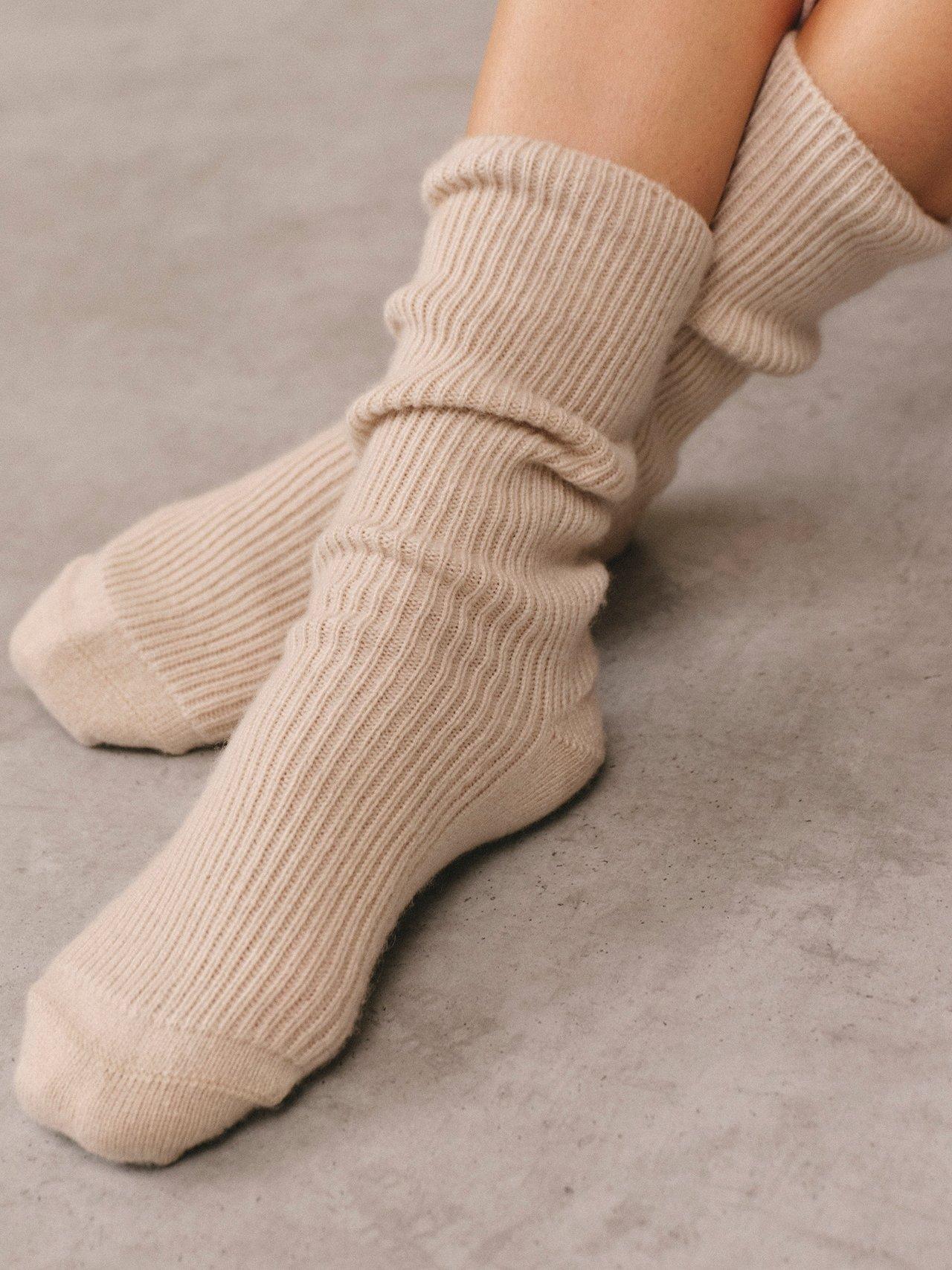 cashmere bed socks