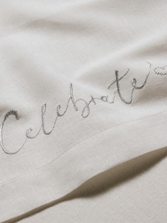 Celebrate Embroidered Napkins