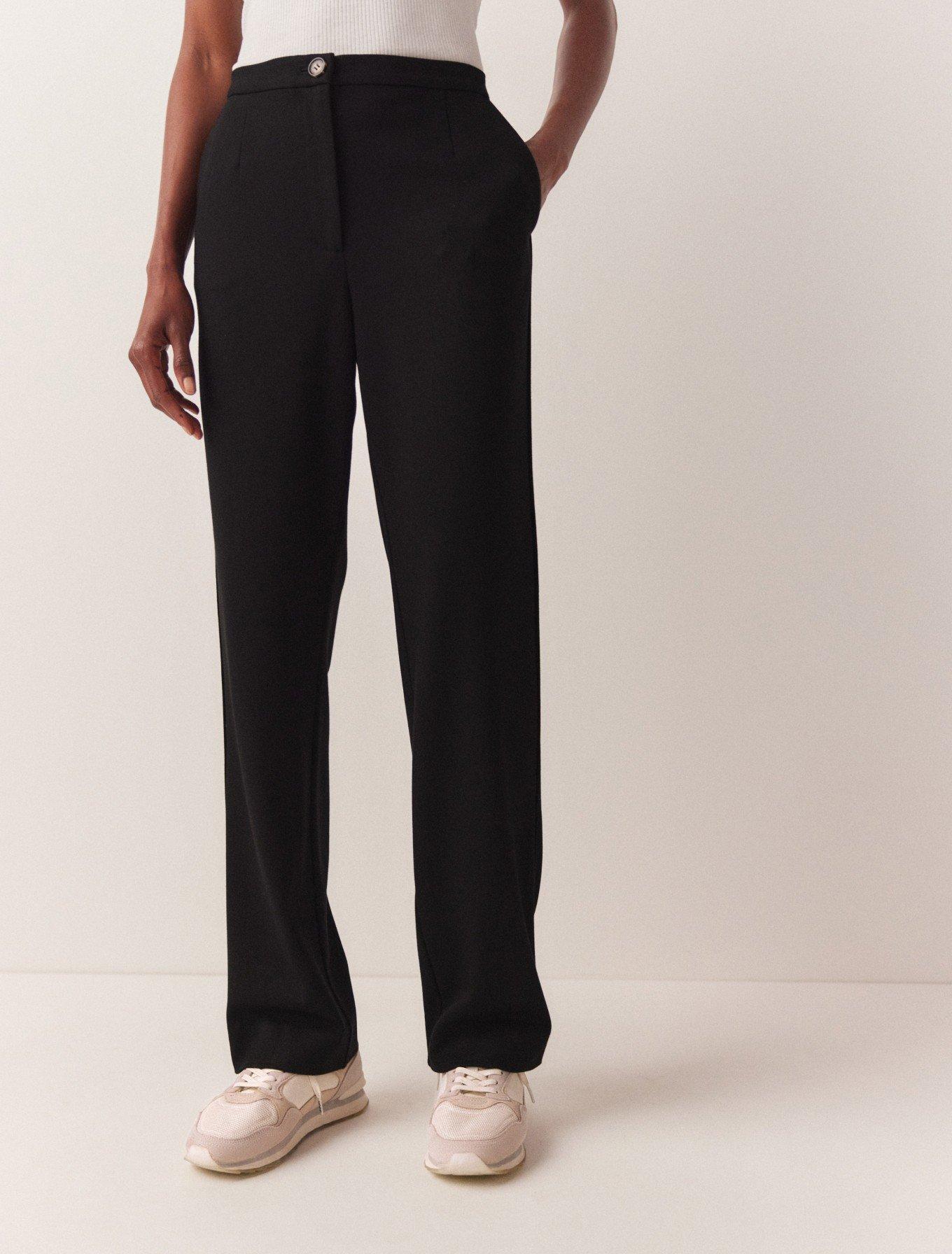 Stretch Straight Leg Trousers